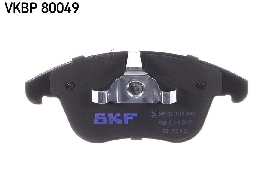 Jeu de 4 plaquettes de frein SKF ref. VKBP 80049